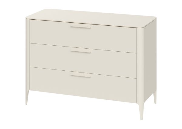 Комод Type 3 ящика ширина 120 см (молочный) — изображение 2