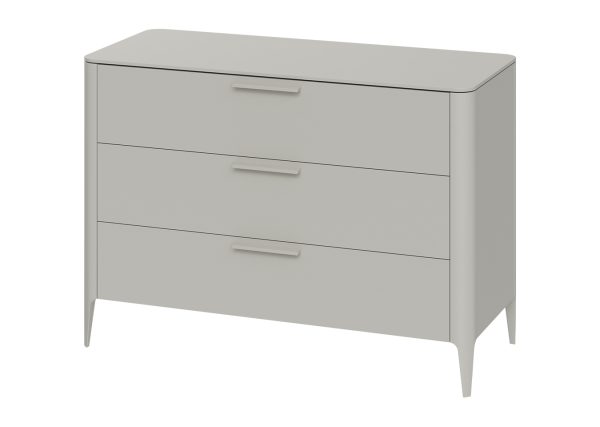 Комод Type 3 ящика ширина 120 см (серо-бежевый) — изображение 2