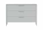 Комод Type 3 ящика ширина 120 см (светло-серый)