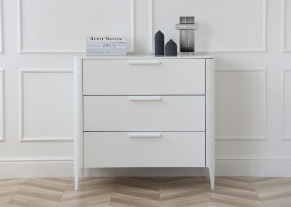 Комод Type 3 ящика ширина 90 см (белый) — изображение 3
