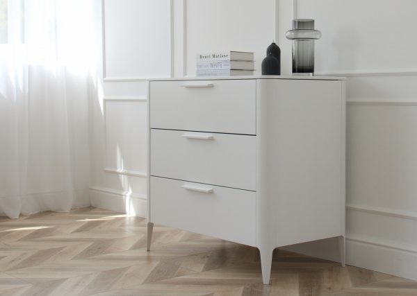 Комод Type 3 ящика ширина 90 см (белый) — изображение 4