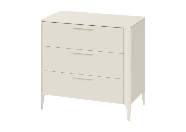 Комод Type 3 ящика ширина 90 см (молочный) — изображение 2