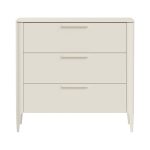 Комод Type 3 ящика ширина 90 см (молочный)