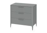 Комод Type 3 ящика ширина 90 см (серый) — изображение 2