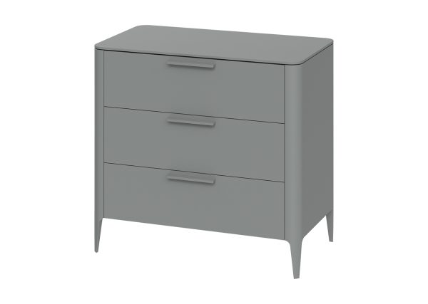 Комод Type 3 ящика ширина 90 см (серый) — изображение 2