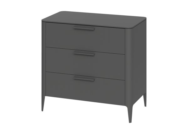 Комод Type 3 ящика ширина 90 см (темно-серый) — изображение 2