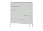 Комод Type 5 ящиков ширина 100 см (белый) — изображение 2