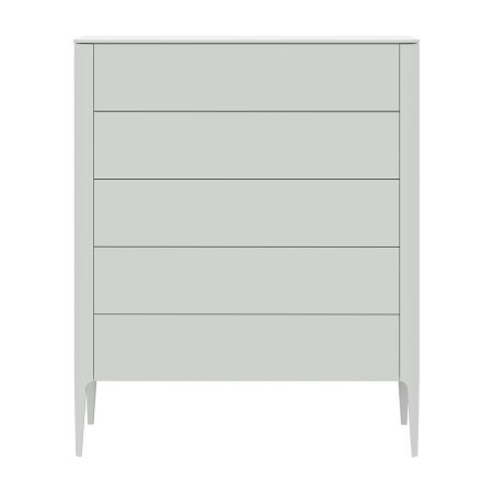 Комод Type 5 ящиков ширина 100 см (белый)