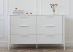 Комод Type 6 ящиков ширина 140 см (белый) — изображение 3