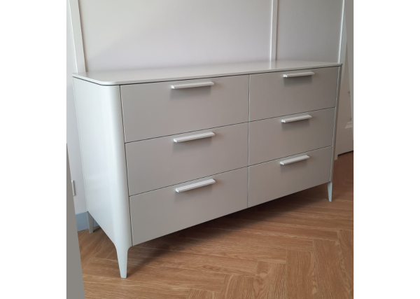 Комод Type 6 ящиков ширина 140 см (светло-серый) — изображение 3