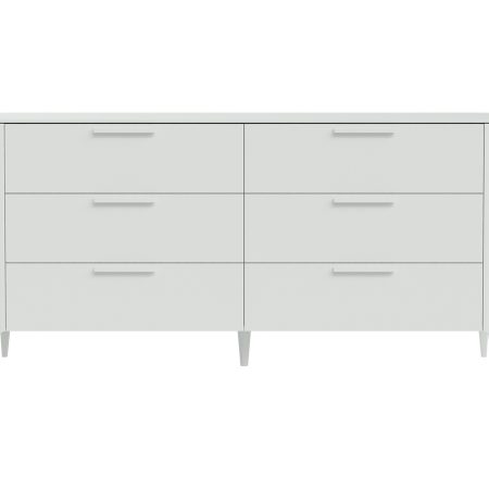 Комод Type 6 ящиков ширина 170 см (белый)