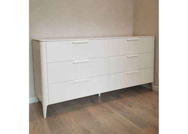 Комод Type 6 ящиков ширина 170 см (молочный) — изображение 3