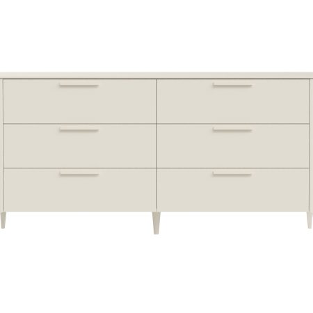 Комод Type 6 ящиков ширина 170 см (молочный)