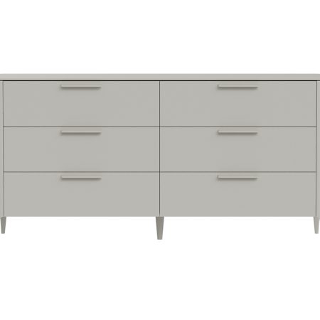 Комод Type 6 ящиков ширина 170 см (серо-бежевый)