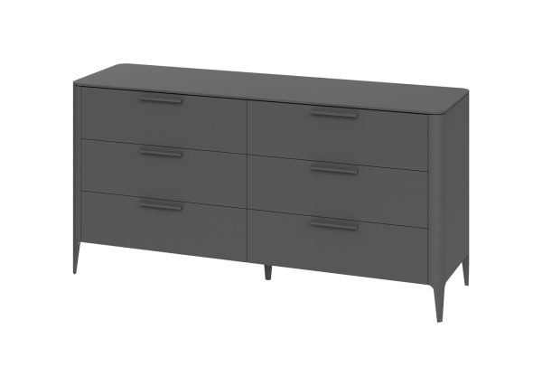 Комод Type 6 ящиков ширина 170 см (темно-серый) — изображение 2