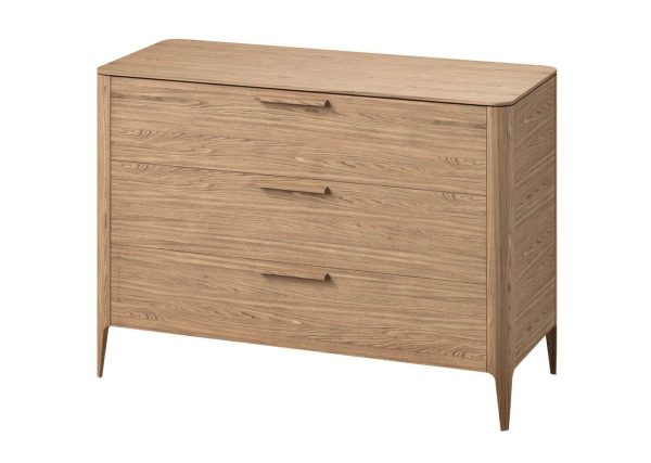 Комод Type oak 3 ящика ширина 120 см (натуральный дуб) — изображение 2