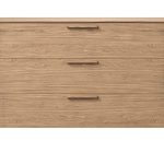 Комод Type oak 3 ящика ширина 120 см (натуральный дуб)