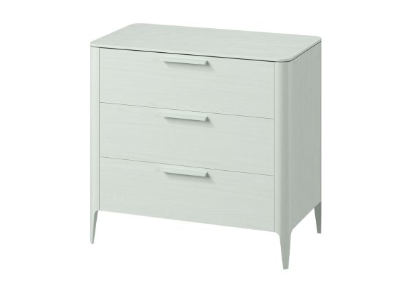 Комод Type oak 3 ящика ширина 90 см (белый) — изображение 2