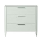 Комод Type oak 3 ящика ширина 90 см (белый)
