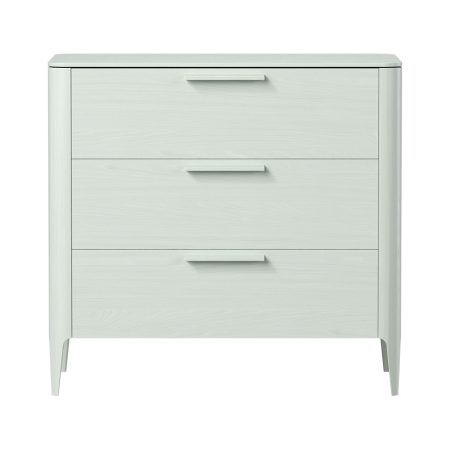 Комод Type oak 3 ящика ширина 90 см (белый)