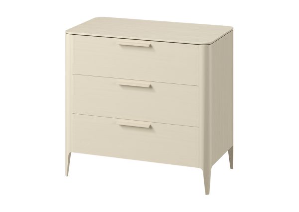 Комод Type oak 3 ящика ширина 90 см (молочный) — изображение 2