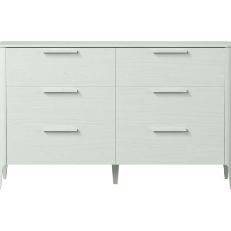 Комод Type oak 6 ящиков ширина 140 см (белый)