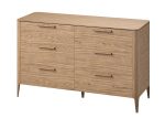 Комод Type oak 6 ящиков ширина 140 см (натуральный дуб) — изображение 2