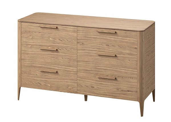 Комод Type oak 6 ящиков ширина 140 см (натуральный дуб) — изображение 2