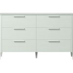 Комод Type oak 6 ящиков ширина 170 см (белый)