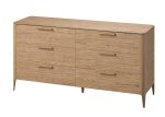 Комод Type oak 6 ящиков ширина 170 см (натуральный дуб) — изображение 2