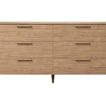 Комод Type oak 6 ящиков ширина 170 см (натуральный дуб)