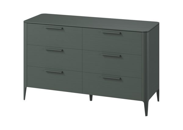 Комод Type oak 6 ящиков ширина 170 см (темно-серый) — изображение 2