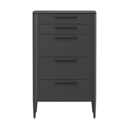 Комод Type oak высокии? 5 ящиков (черный)