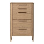 Комод Type oak высокии? 5 ящиков (натуральный дуб)