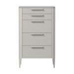 Комод Type oak высокии? 5 ящиков (серо-бежевый)