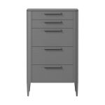 Комод Type oak высокии? 5 ящиков (серый)