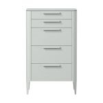 Комод Type oak высокии? 5 ящиков (светло-серый)