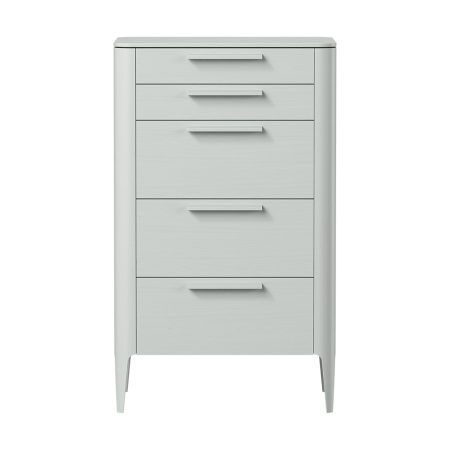 Комод Type oak высокии? 5 ящиков (светло-серый)