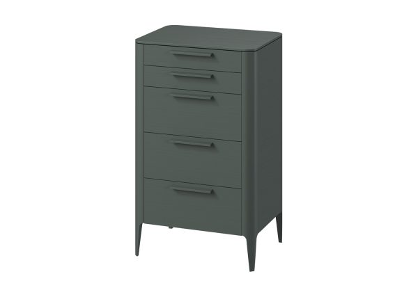 Комод Type oak высокии? 5 ящиков (темно-серый) — изображение 2