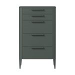 Комод Type oak высокии? 5 ящиков (темно-серый)