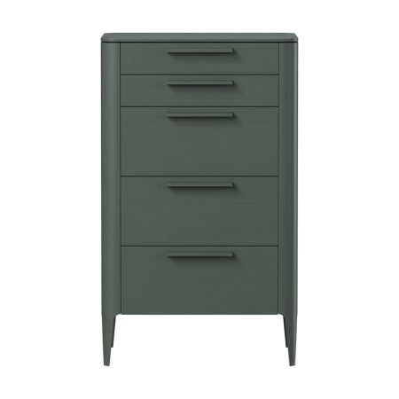 Комод Type oak высокии? 5 ящиков (темно-серый)