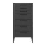 Комод Type oak высокии? 7 ящиков (черный)