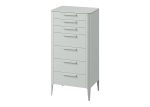 Комод Type oak высокии? 7 ящиков (светло-серый) — изображение 2