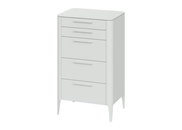 Комод Type высокии? 5 ящиков (белый) — изображение 2