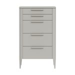 Комод Type высокии? 5 ящиков (серо-бежевый)