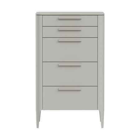 Комод Type высокии? 5 ящиков (серо-бежевый)