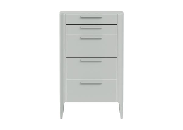 Комод Type высокии? 5 ящиков (светло-серый)