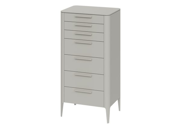 Комод Type высокии? 7 ящиков (серо-бежевый) — изображение 2