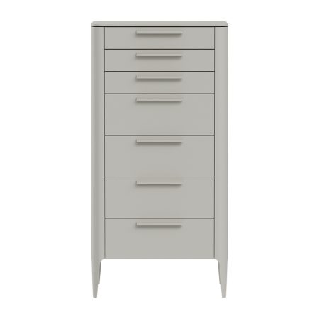 Комод Type высокии? 7 ящиков (серо-бежевый)