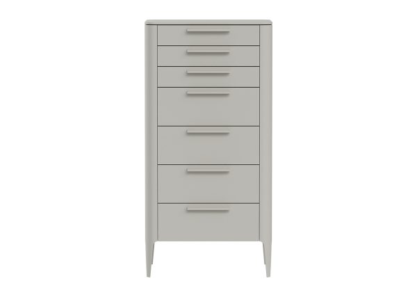 Комод Type высокии? 7 ящиков (серо-бежевый)